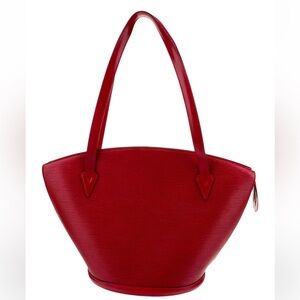 Louis Vuitton Shoulder Bag Red Epi Leather